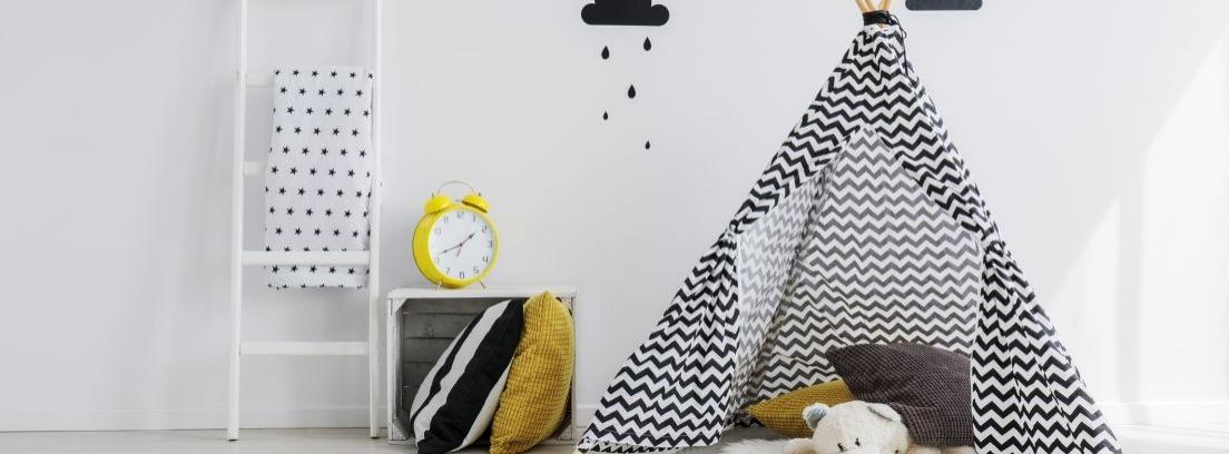 Cómo construir una tienda tipi para niños