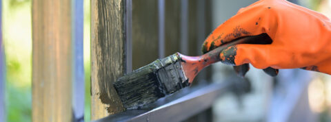 Pintar metal efecto madera