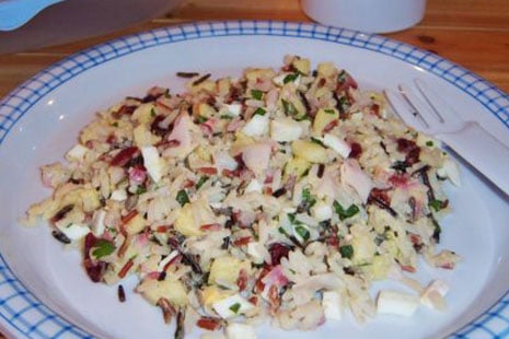 Ensalada de arroz mediterránea