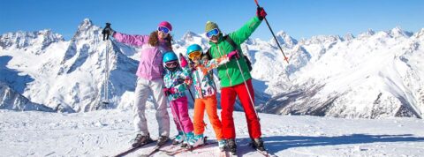 Las mejores estaciones para esquiar con niños