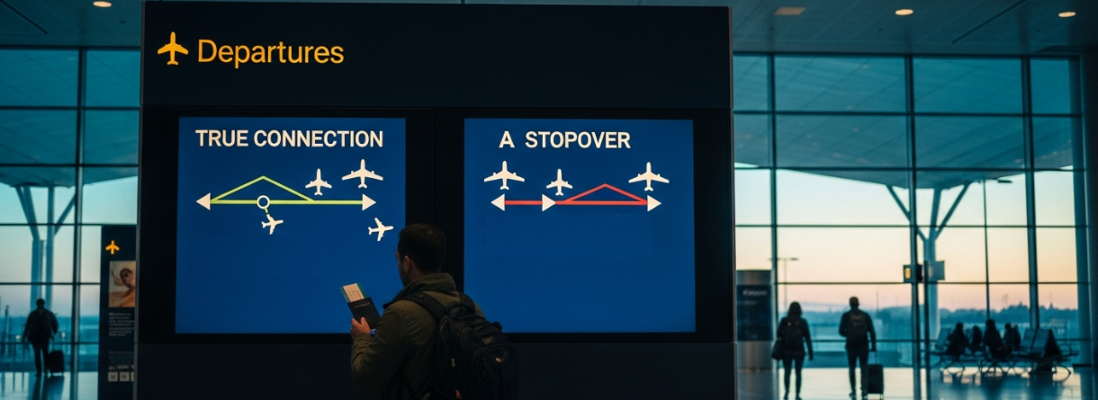 ¿Qué es un vuelo de conexión?