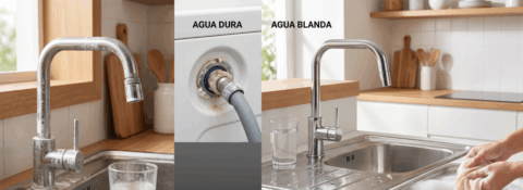 Agua dura y blanda: diferencias, efectos y cómo afecta a tu hogar